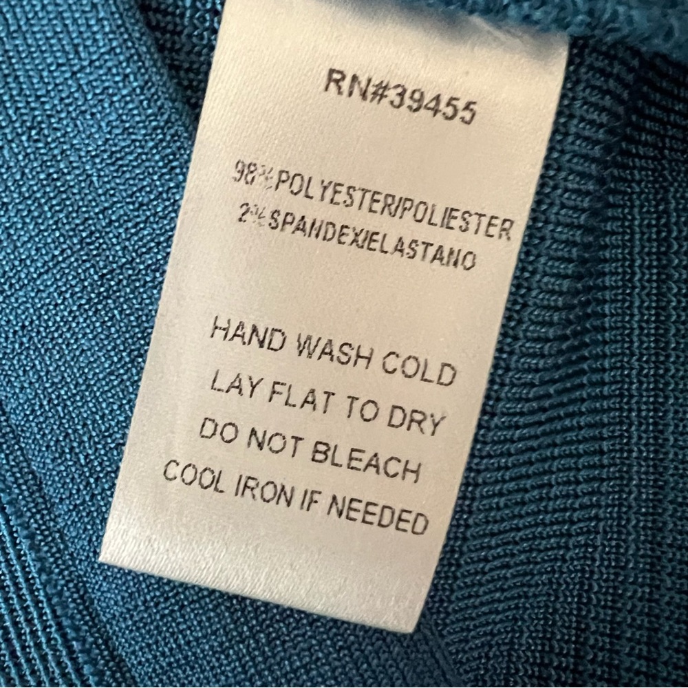 Lulus Women Medium Teal Blue Bondage Bodycon Strappy Sleeveless Cocktail dress - Picture 12 of 12